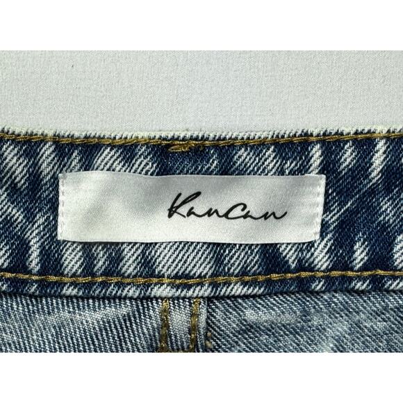 NWT Kancan Women's Relaxed Fit Distressed Tapered Denim Jeans - Size 7 (30x26.5) - Picture 6 of 8